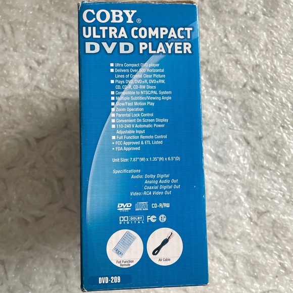 Coby Ultra Compact DVD Player - Picture 5 of 7